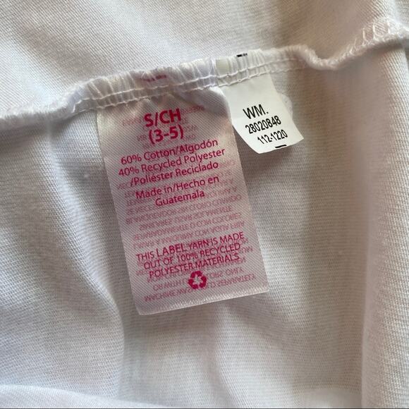 Curly Hair White Tee Small - Picture 4 of 9